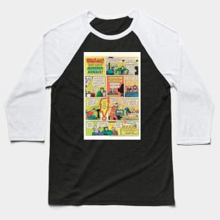 Retro Comic Ads Baseball T-Shirt